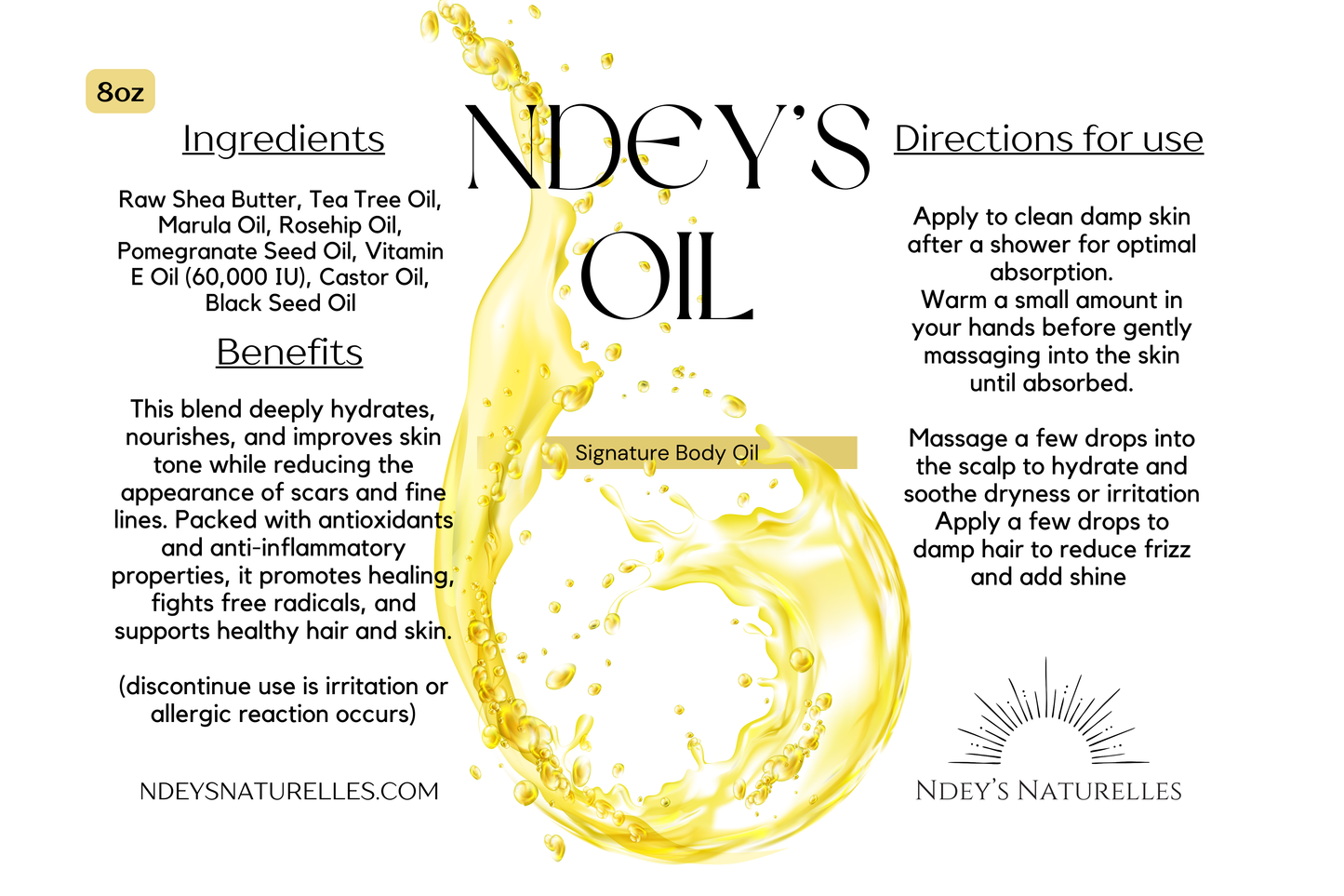 Ndey's Oil